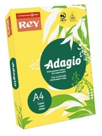 Farebný papier do kopírky Rey Adagio A4 80g 500 listov citrón