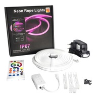 Neon RGBIC 24W 12V IP67 Diaľkové ovládanie 5m Wifi TUYA