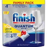 FINISH Quantum 120 citrónových tabliet do umývačky riadu