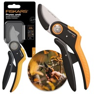 FISKARS PLUS P741 záhradné nákovové nožnice 1057171 na konáre