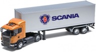 Kovový model nákladného vozidla WELLY SCANIA R470 Náves 1:32