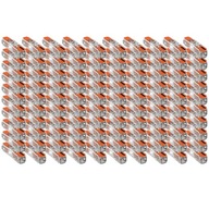 100x WAGO PRIESTOROVÝ KONEKTOR 221-2411 2x0,2-4mm2