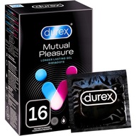 Durex MUTUAL PLEASURE oneskorovacie kondómy predlžujú styk, 16 ks