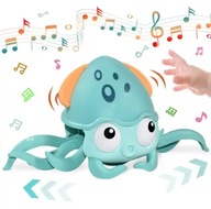 Interaktívna chobotnica na plazenie so zvukom na učenie sa plazenia