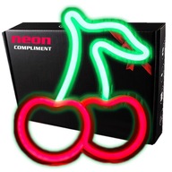 Neon led usb na stene cedulka cherry neon napis