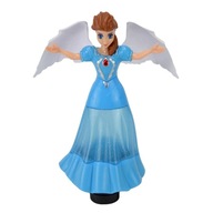 Bábika princezná víla tancuje osvetlenú hru Elsa