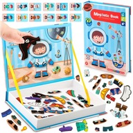 Obliekanie magnetickej puzzle knihy