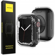 Puzdro SpaceCase + ochranné sklo na celú obrazovku pre Apple Watch 8 45 mm