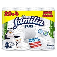 FAMILIA Trojvrstvový bambusový toaletný papier BIG PACK 24 roliek