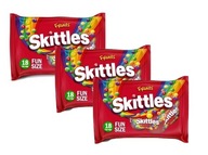 3x cukríky SKITTLES, FRUIT DRACES MINI MIX 324g