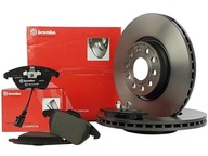 BREMBO DISK + DLOŽKY PREDNÉ VW PASSAT B6 B7 312MM