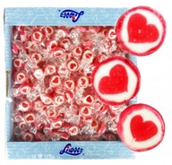 LOVE CANDIES vzorované cukríky so srdiečkami Liwocz 1,5 kg