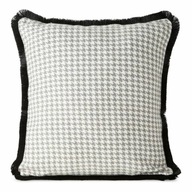 Jasiek obliečka na vankúš 45x45 strieborná houndstooth