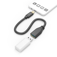 HAMA OTG ADAPTÉR USB 3.1 A GN - C WT 15 cm ČIERNA