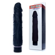 DILDO VIBRATOR ČIERNY PENIS SILNÉ REALISTICKÉ VIBRÁCIE ORGAZMUS SEX ZÁŽITKY