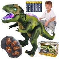 DINOSAUR DIAĽKOVO OVLÁDANÝ ROBOT R/C DIAĽKOVÝ ROBÍ CHODÍ SVETLO + 5x BATÉRIA