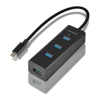 HUE-S2C 4-portový nabíjací rozbočovač USB 3.2 Gen 1,