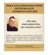 Detoxikačné a dermatologické bylinky otca Grzegorza Sroku, lupiny, akné atď