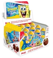 ČOKOLÁDOVÉ PREKVAPENIE VAJCIA SPONGEBOB SQUAREPORTS KARTÓN 24KS x 20G