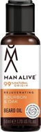 Ošetrujúci olej na bradu Man Alive Bourbon Oak 50 ml