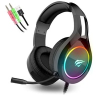 Herné slúchadlá Havit GAMENOTE H2232D RGB USB+3,5 mm