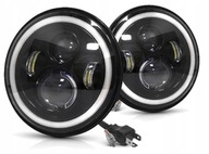 LED svetlomet pre motocykle Harley Jeep DOTSAE 7 palcov