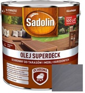 SADOLIN SUPERDECK OLEJ NA TERASU ANTRACITOVÝ 5L