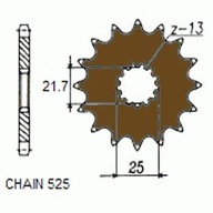 Kawasaki Sunstar SUNF404-15 ozubené koleso