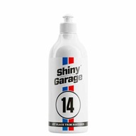 Čierna vonkajšia lišta SHINY GARAGE Jet Black 500 ml