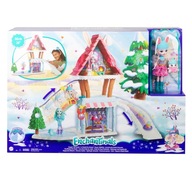 Bábika králika Enchantimals Winter Hut GJX50