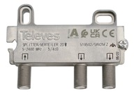 Televes 519502 Splitter Splitter 2x SAT TV výstupy Unicable