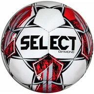 Select Diamond 4 v23 futbalový bielo-červený 17747 R. 5