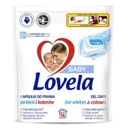 Lovela Baby hypoalergénne kapsule na bielizeň pre biele a farebné 36 ks.