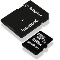 Pamäťová karta GOODRAM 256GB UHS I MicroSD + adaptér