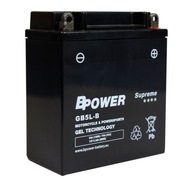 BPower Supreme GEL GB5L12V 5Ah 75A YB5L-B