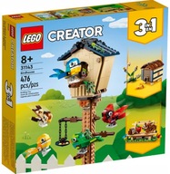 Súprava figúrok 4v1 Lego Creator 31143 Domček pre vtáčiky + elektronická kniha