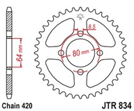 JT ZADNÉ OZNAČENIE 834 45 YAMAHA DT 100 '77-83 (83445JT) (REŤAZ 420)