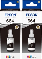 Sada DVOCH originálnych atramentov EPSON 664 T6641 70ml