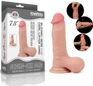 SILIKÓNOVÉ DILDO S PRÍSAVKOU 19,5 CM LOVETOY