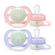 Avent Ultra Air Nighttime symetrický cumlík 0-6m