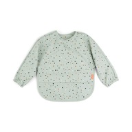 Done by Deer Dots Bib s rukávmi 6m+ zelená