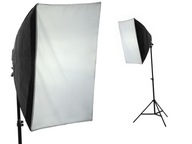 SET SOFTBOX 50x70cm + STOJÍK + 85W ŽIAROVKA