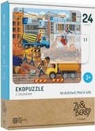 Dvojdielne eko-puzzle Práce sú na stavbe v plnom prúde