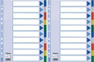 ESSELTE dištančné podložky 10 ks. PP farebné indexy x2