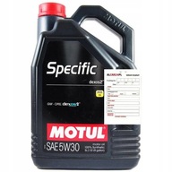 MOTUL 5W30 ŠPECIFICKÝ OLEJ DEXOS2 5L