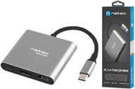 Viacportový Natec Fowler Mini Usb-Cpd USB 3.0 Hdmi