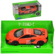 MODEL WELLY 1:34 AUTO MCLAREN 675LT ORANŽOVÁ