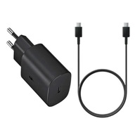 SADA RÝCHLE NABÍJAČKY PRE SAMSUNG ORYG 25W + USB-C KÁBEL 1M SAMSUNG FAST