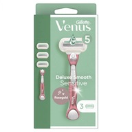 GILLETTE VENUS DELUXE SMOOTH SENSITIVE, DAMENRASIERMASCHINE, 3 STUCK, MASCH