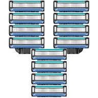 Gillette Mach3 Mach 3 kazety Nože Čepele na žiletky Originál 12 kusov